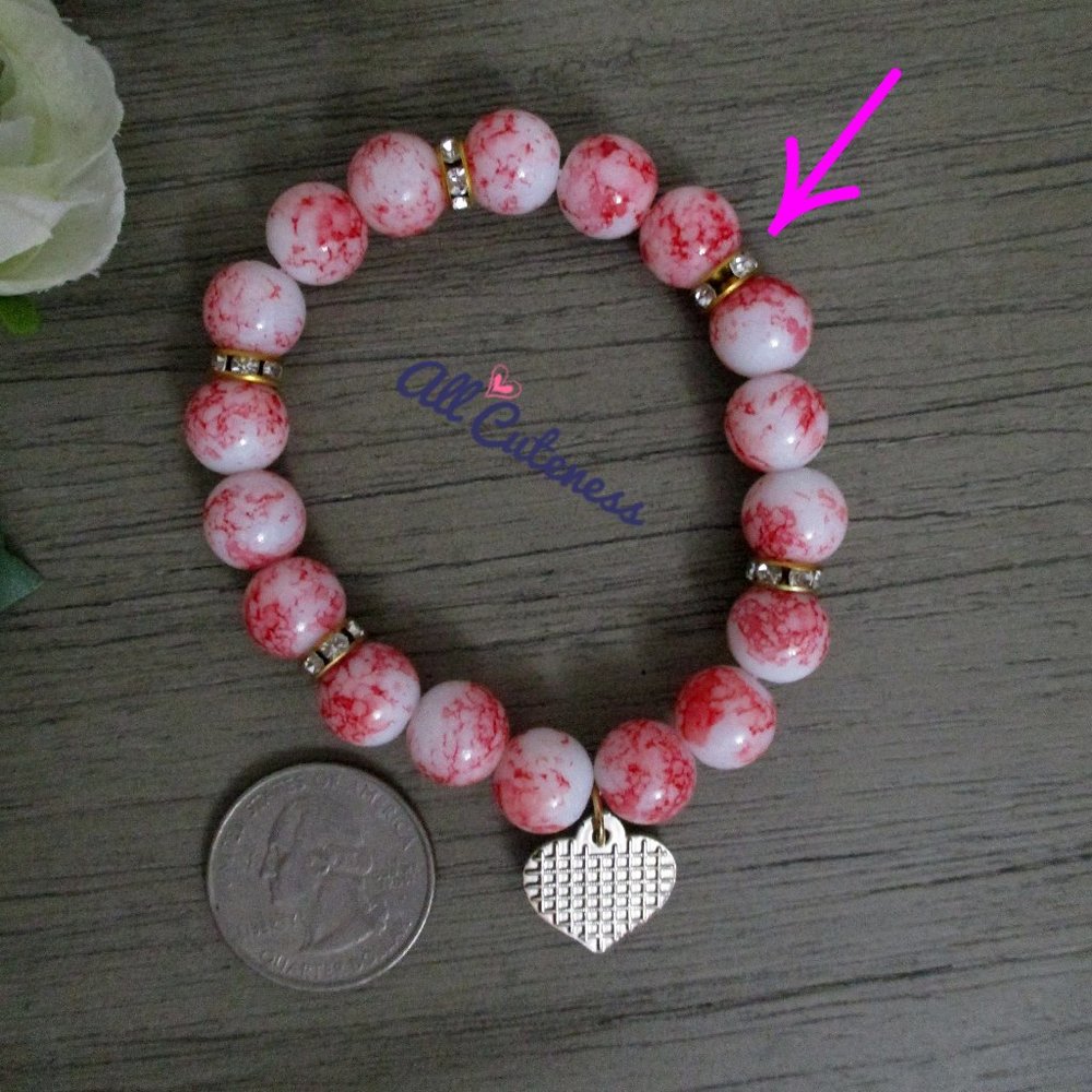 🎀 Stretch Beaded Bracelet - Picture 2 of 2